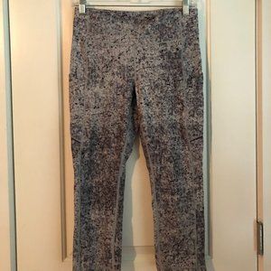 Lululemon Gray Legging Crop High Waist Speckled